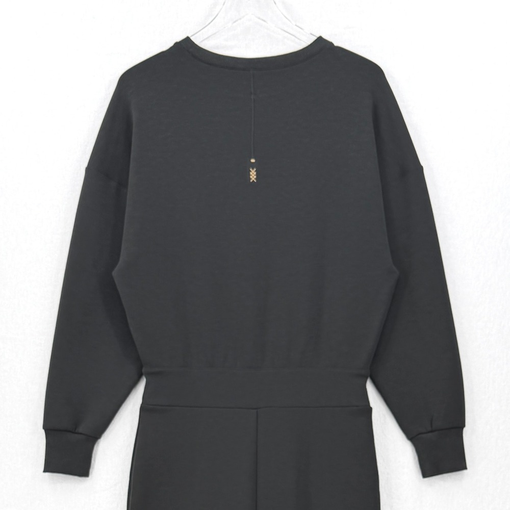 RHONE Dreamglow Long Sleeve Sweatshirt Dress Women Small Black Performance - Picture 8 of 16